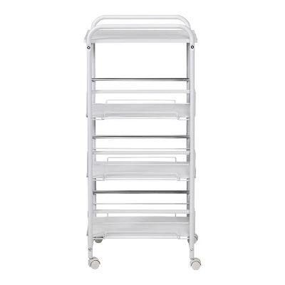Honey-Can-Do 4 Tier Slim Cart With Pull-Out Baskets 9 Honey-Can-Do 4 Tier Slim Cart With Pull-Out Baskets - Image 7