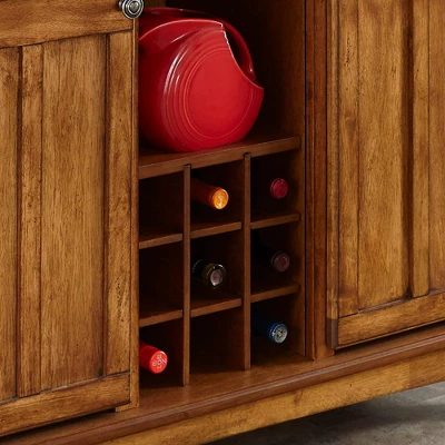 Hutch-Style Buffet Wood/Oak - Home Styles 5 Hutch-Style Buffet Wood/Oak - Home Styles - Image 3