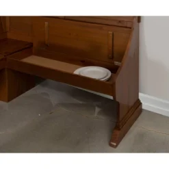 Midwest Pine Breakfast Nook Dining Sets Natural - Linon -Dine Furniture GUEST 73e55823 859b 4841 9961 03bb15f8d76d