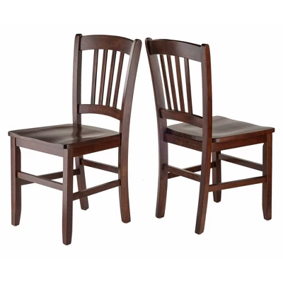 3pc Perrone Drop Leaf Dining Table Set With Slat Back Chair Walnut - Winsome 14 3pc Perrone Drop Leaf Dining Table Set With Slat Back Chair Walnut - Winsome - Image 12