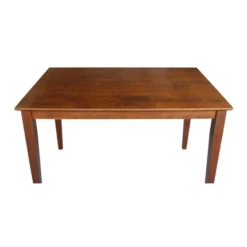 30' X 48' Solid Wood Top Table With Shaker Legs - International Concepts -Dine Furniture GUEST 75288aaf 8431 4ab6 807f e0c08ed79186