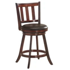 Costway Set Of 2 25'' Swivel Bar Stool Leather Padded Dining Kitchen Pub Bistro Chair High Back 18 Costway Set Of 2 25'' Swivel Bar Stool Leather Padded Dining Kitchen Pub Bistro Chair High Back -Dine Furniture GUEST 752bea11 9d68 4dc6 89af 8ed1324ca64a