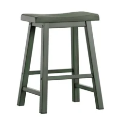 Set Of 2 24" Chimney Hill Saddle Counter Height Barstool - Inspire Q 12 Set Of 2 24" Chimney Hill Saddle Counter Height Barstool - Inspire Q -Dine Furniture GUEST 765e2d6c 188c 4049 82e7 863b4935ebc8