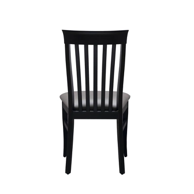 Set Of 2 Smythe Upholstered Chairs Black - Linon 8 Set Of 2 Smythe Upholstered Chairs Black - Linon - Image 6