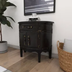 Wood Half Moon Buffet Dark Espresso - Olivia & May -Dine Furniture GUEST 7762b326 d95b 4c7e a777 a4cca03f1c69