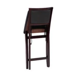 25" Torrin Folding Counter Height Barstool Espresso - Linon 19 25" Torrin Folding Counter Height Barstool Espresso - Linon -Dine Furniture GUEST 77edb48c 1366 47e2 aabd 2e00de71c51d
