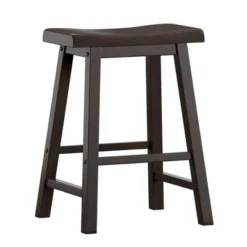Set Of 2 24" Chimney Hill Saddle Counter Height Barstool - Inspire Q 13 Set Of 2 24" Chimney Hill Saddle Counter Height Barstool - Inspire Q -Dine Furniture GUEST 78485f66 463a 4a65 84af 65359ef0c14f