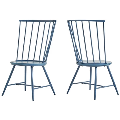 Set Of 2 Irelyn High Back Windsor Classic Dining Chairs - Inspire Q 6 Set Of 2 Irelyn High Back Windsor Classic Dining Chairs - Inspire Q - Image 4