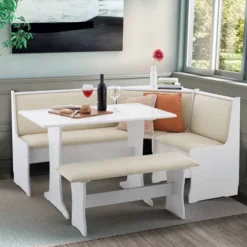 Penrose Storage Nook Dining Set - Linon -Dine Furniture GUEST 7b108c90 195a 4248 bd3a 6d7d34ee6a1d