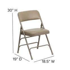 Emma And Oliver 2 Pack Home & Office Portable Party Events Padded Metal Folding Chair -Dine Furniture GUEST 7b59760f 1123 47aa 92c6 fcb6fa1c2751