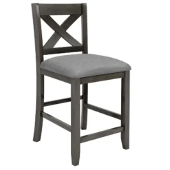 5 PCS Counter Height Wood Dining Table Set-ModernLuxe -Dine Furniture GUEST 7bfe5573 8683 4776 982b 79a3854ca41b