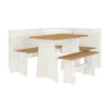 Cottonwood Wood L - Shaped Dining Nook White/Honey - Hillsdale Furniture 2 Cottonwood Wood L - Shaped Dining Nook White/Honey - Hillsdale Furniture -Dine Furniture GUEST 7c6c8775 6b29 4c7e a474 0ac3e32355e0