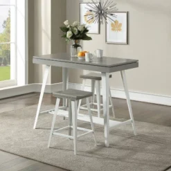3pc Mycina Counter Height Table Set - HOMES: Inside + Out