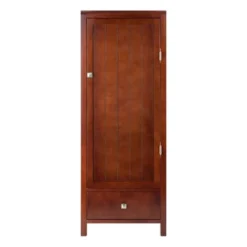 Brooke Jelly Close Cupboard With Door And Drawer Wood/Espresso - Winsome