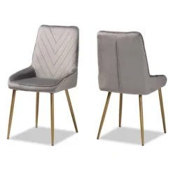 2pc Priscilla Velvet Fabric Upholstered Metal Dining Chair Set - Baxton Studio 21 2pc Priscilla Velvet Fabric Upholstered Metal Dining Chair Set - Baxton Studio -Dine Furniture GUEST 7f0ecb20 5ef5 43cd a19d d718e911ea07