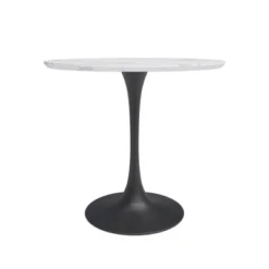 3pc Kurv Dining Set White Faux Marble/Black - Jamesdar 8 3pc Kurv Dining Set White Faux Marble/Black - Jamesdar -Dine Furniture GUEST 80f59054 5131 4e9b 9f1e 282a72f599a0
