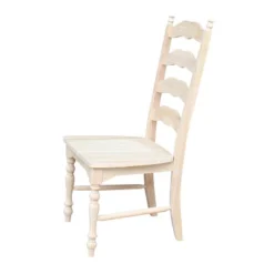 Set Of 2 Maine Ladderback Chair Unfinished - International Concepts -Dine Furniture GUEST 8136490e f9d1 4a5c 918c 21f1058ab1e6