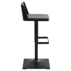 Samurai Industrial Adjustable Barstool Black - LumiSource -Dine Furniture GUEST 81bc1da8 0f21 4149 8862 0e7a6b2a328f