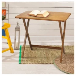 Folding Table With Solid American Red Oak - Flora Home 11 Folding Table With Solid American Red Oak - Flora Home -Dine Furniture GUEST 81dea35a 6a3e 4764 8e51 c8587741b191