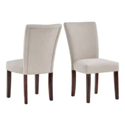 Set Of 2 Quinby Upholstered Parson Dining Chairs - Inspire Q 14 Set Of 2 Quinby Upholstered Parson Dining Chairs - Inspire Q -Dine Furniture GUEST 83a15a07 7634 4dae bf44 3192dda872de