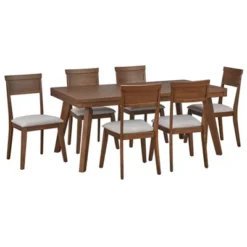 7pc Berea Rectangular Dining Set - Buylateral -Dine Furniture GUEST 84d4e32a 8afb 4d35 bbad 2c23a8ec74da