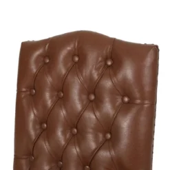 2pk Shylo Contemporary Faux Leather Dining Chairs - Christopher Knight Home -Dine Furniture GUEST 84f7d31c a4aa 488a be04 f9d10930fa4d