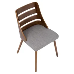 Trevi Mid Century Modern Dining Chair - Gray - LumiSource 11 Trevi Mid Century Modern Dining Chair - Gray - LumiSource -Dine Furniture GUEST 862902ed aa20 4536 8f3c b6e318e88dc1