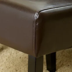 Taylor Bonded Leather Dining Chair Set 2ct - Christopher Knight Home -Dine Furniture GUEST 86f8da8d caf0 42e2 931d 95267ce83d62