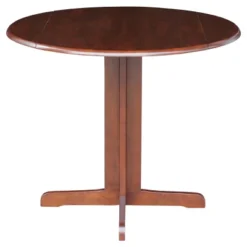 Oval 36" Dual Drop Leaf Table - International Concepts -Dine Furniture GUEST 87870568 e3b2 4846 9176 487e264ae9be