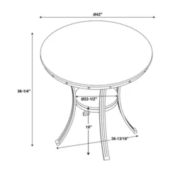 Angelo Counter Table - Powell -Dine Furniture GUEST 891bdc3a 2cc5 459d a1b9 0ce9ee1f2027