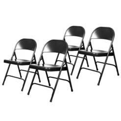 Set Of 4 Heavy Duty All Steel Folding Chairs - Hampden Furnishings -Dine Furniture GUEST 8a7dfdfa 333a 4522 bbbe e108008d3bb7