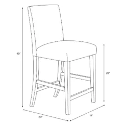 Hendrix Patterned Counter Height Barstool - Skyline Furniture 22 Hendrix Patterned Counter Height Barstool - Skyline Furniture -Dine Furniture GUEST 8bb736ae 1a21 4628 9cd2 8acee2845a28