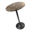 Cora Round Bar High Table Faux Marble Top Metal/Black - Winsome -Dine Furniture GUEST 8c1ff3ab da22 45f2 9b0a 212d358da5a2