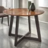 Jonas Round Dining Table Light Walnut/Black - Buylateral -Dine Furniture GUEST 8c363c41 f12b 4b6b b27f 8e3daff18e2f