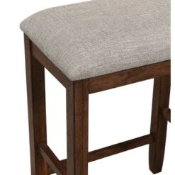 1 Table And 2 Stools Walnut Finish With Regal Bar Height Dining Set - OSP Home Furnishings -Dine Furniture GUEST 8ebd5ce3 065b 4d84 acff 31fc2eb713ff