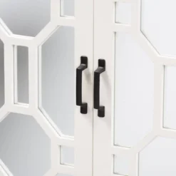 Carlena Wood And Mirrored Glass 2 Door Sideboard White - Baxton Studio 14 Carlena Wood And Mirrored Glass 2 Door Sideboard White - Baxton Studio -Dine Furniture GUEST 8f2ed1b3 04d3 4609 9fbd b852ff5022e9