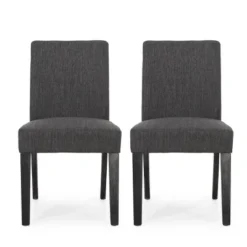 Set Of 2 Kuna Contemporary Upholstered Dining Chairs - Christopher Knight Home 16 Set Of 2 Kuna Contemporary Upholstered Dining Chairs - Christopher Knight Home -Dine Furniture GUEST 8f9fbd58 b454 4663 9056 9f9eade7f6b5