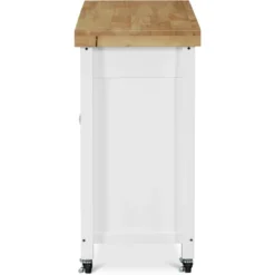 Denver Kitchen Cart White - ClickDecor -Dine Furniture GUEST 8faeff72 eb99 4a7d 9abc 1d1b14283baa