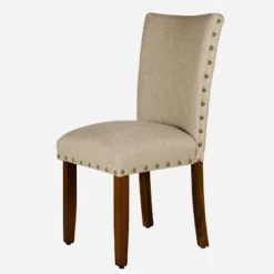 Set Of 2 Classic Parsons Chair With Nailhead Trim - Homepop 23 Set Of 2 Classic Parsons Chair With Nailhead Trim - Homepop -Dine Furniture GUEST 920b9fd3 7aad 4cbb b38d 05def6c305cb