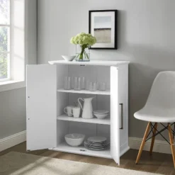 Bartlett Stackable Storage Pantry White - Crosley 19 Bartlett Stackable Storage Pantry White - Crosley -Dine Furniture GUEST 930df267 a11a 42b6 8f40 5197c2023f6a