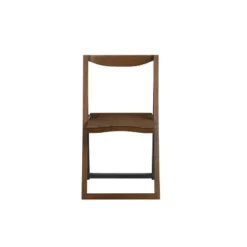 2pk Sydney Folding Chairs Wire Brush Chestnut - Boraam -Dine Furniture GUEST 933e1467 237a 4fbe 8af9 8966bcada2dd
