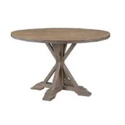 Weston Round Dining Table Natural - Boraam