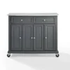 Avery Kitchen Cart Gray - Crosley -Dine Furniture GUEST 94cdc50c c5a9 41b5 956f b71bf73cb9ef