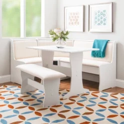 Penrose Storage Nook Dining Set - Linon -Dine Furniture GUEST 94d6d897 8045 4d6f b6f8 917facd3a5b5