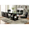 7pc Spearelton Double Oval Pedestal Dining Table Set Black - HOMES: Inside + Out -Dine Furniture GUEST 952cb783 9a81 4ca9 b5cd 53a5d381bd8b