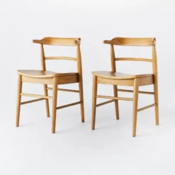 2pk Kaysville Curved Back Wood Dining Chair - Threshold™ Designed With Studio McGee 19 2pk Kaysville Curved Back Wood Dining Chair - Threshold™ Designed With Studio McGee -Dine Furniture GUEST 96181127 0bb6 41a1 999c 8f5d44c53b74