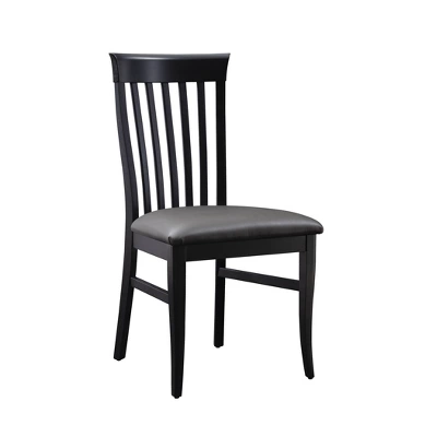 Set Of 2 Smythe Upholstered Chairs Black - Linon 4 Set Of 2 Smythe Upholstered Chairs Black - Linon - Image 2