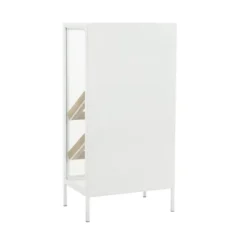 Farmhouse Metal Standing Wine Rack White - Olivia & May -Dine Furniture GUEST 971d8d4e 5cdd 455c a0dc b51d299bb96e