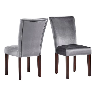 Set Of 2 Quinby Upholstered Parson Dining Chairs - Inspire Q 7 Set Of 2 Quinby Upholstered Parson Dining Chairs - Inspire Q - Image 5