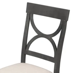 6 PCS Farmhouse Wood Dining Table Set With Table And Upholstered Chairs-ModernLuxe -Dine Furniture GUEST 9abb224e 8f49 4b8f af8f 434428fcc80b